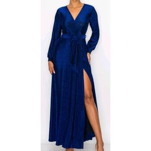 Sparkling blue dress